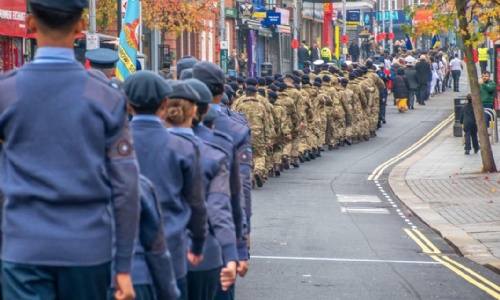 Cadets participate in the Lord Mayor's Show and Remembrance Day parade